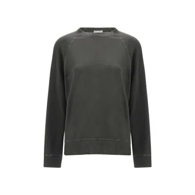 James Perse Cotton Long Sleeve Jersey In Black