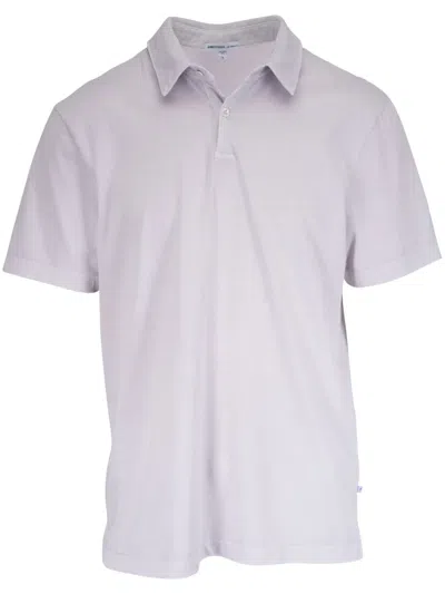 James Perse Klassisches Poloshirt In Rosa