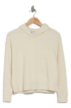 James Perse Cotton Pullover Hoodie In Canvas