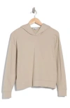 James Perse Cotton Pullover Hoodie In Toast