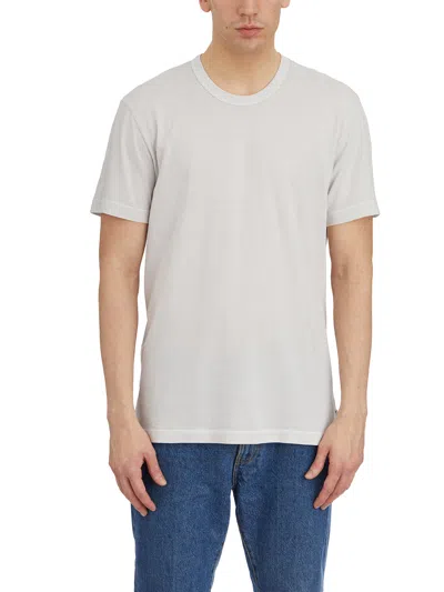 James Perse Short-sleeved Crewneck T-shirt In White