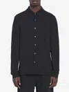 James Perse Patch Pocket Long-sleeved Shirt In Black