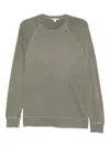 James Perse Cotton Sweatshirt In Blue