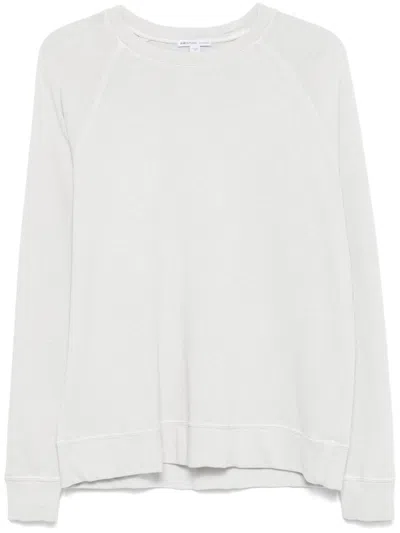 James Perse Cotton Sweatshirt In Grey