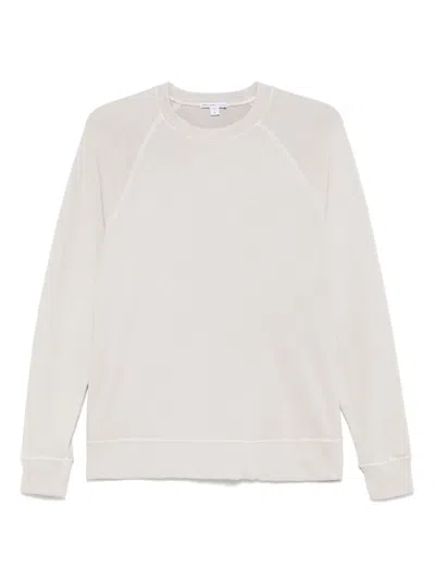 James Perse Cotton Sweatshirt In Grey
