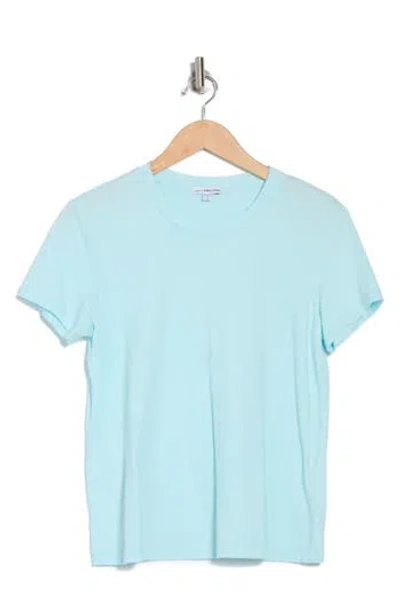 James Perse Cotton T-shirt In Blue