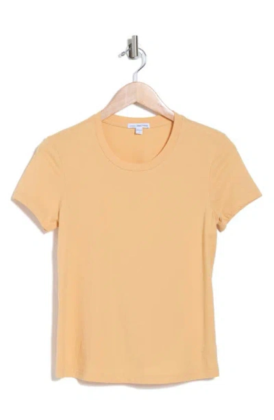 James Perse Cotton T-shirt In Orange