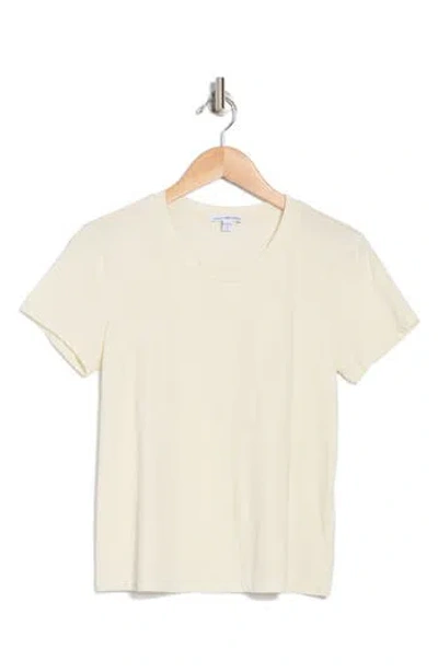 James Perse Cotton T-shirt In Canvas