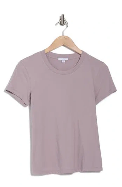 James Perse Cotton T-shirt In Gray