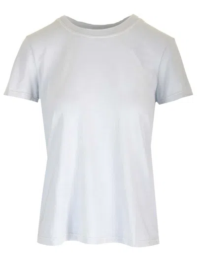 James Perse Round Neck Short Sleeve T-shirt In White