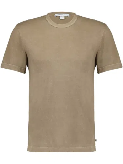 James Perse Cotton T-shirt In Neutrals