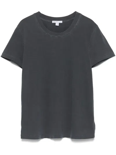 James Perse Klassisches T-shirt In Schwarz