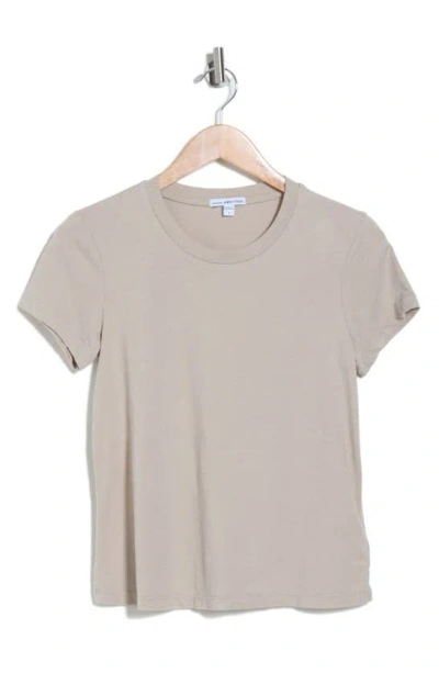 James Perse Cotton T-shirt In String