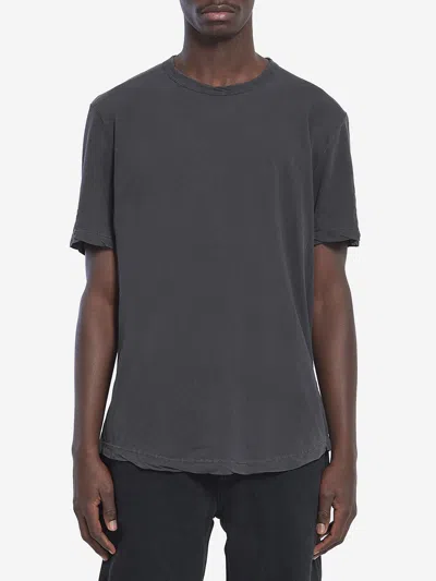 James Perse Cotton Tshirt In Black