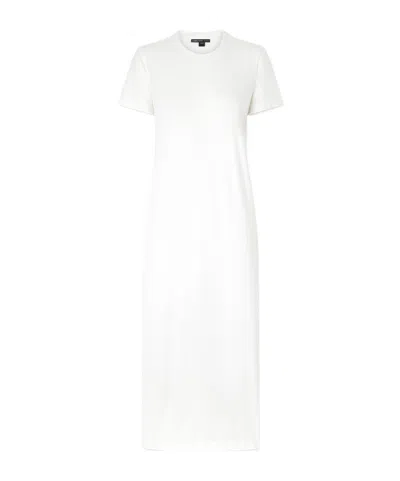 James Perse Cotton-blend Jersey Maxi Dress In White