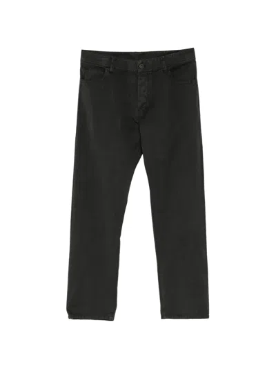 James Perse Cotton-linen Twill Trousers In Black