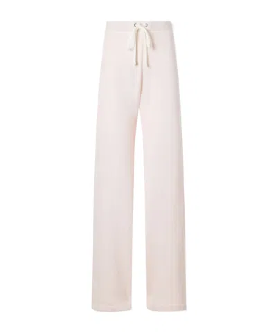 James Perse Cotton-terry Wide-leg Track Pants In Pink