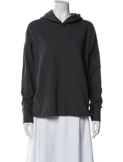Pre-owned James Perse Cowl Neck Sweater In Blue