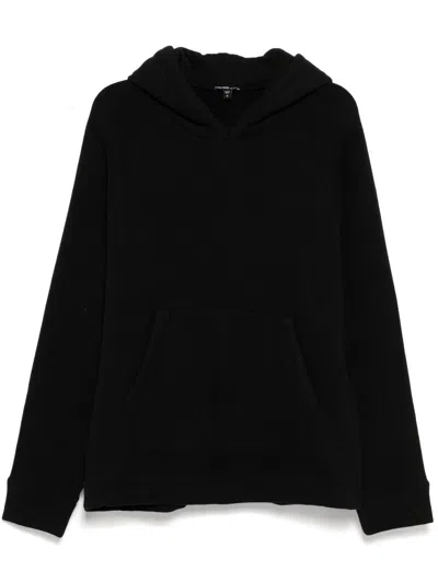 James Perse Cozy Hooded Sweatshirt In ブラック