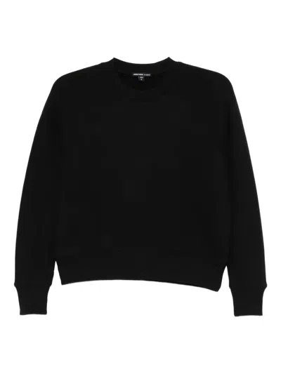 James Perse Cozy Fleece Sweatshirt In White