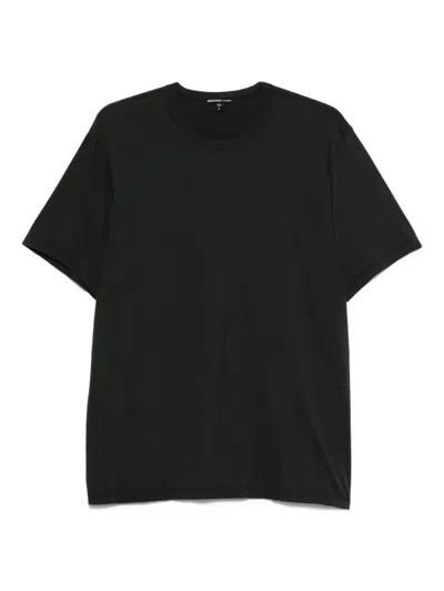 James Perse Crew-neck Cotton T-shirt In Black