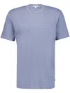 James Perse Crew-neck Cotton T-shirt In 蓝色