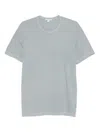 James Perse Crew Neck Cotton T-shirt In Gray