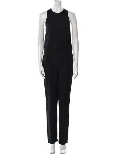 Pre-owned James Perse Crew Neck Jumpsuit In Black