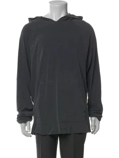 Pre-owned James Perse Crew Neck Long Sleeve Hoodie In Gray