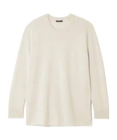 James Perse Crew Neck Long Sleeve Sweater In Neutral