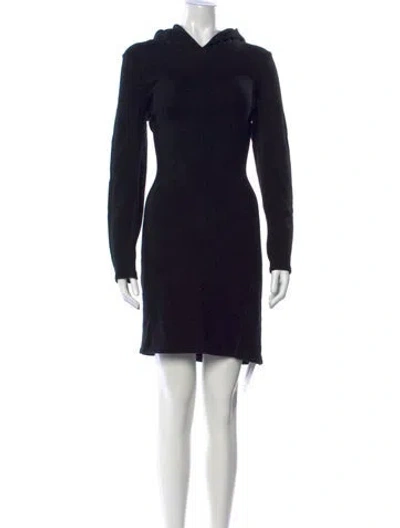 Pre-owned James Perse Crew Neck Mini Dress In Blue