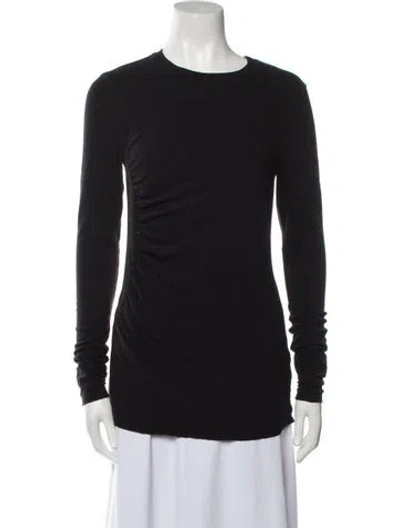 Pre-owned James Perse Crew Neck Mini Dress W/ Tags In Black