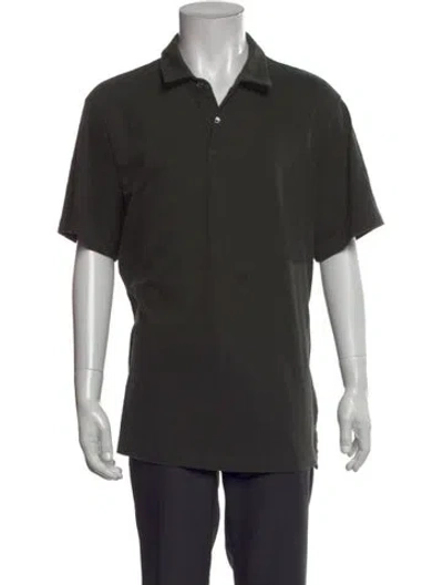 Pre-owned James Perse Crew Neck Short Sleeve Polo Shirt In Black