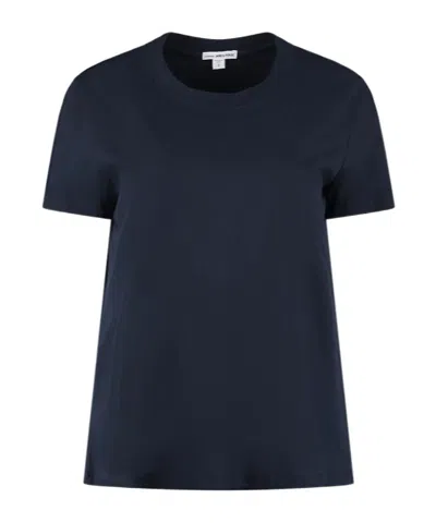 James Perse Crew Neck Short-sleeved T-shirt In Black
