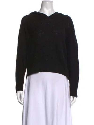 Pre-owned James Perse Crew Neck Sweater In Black