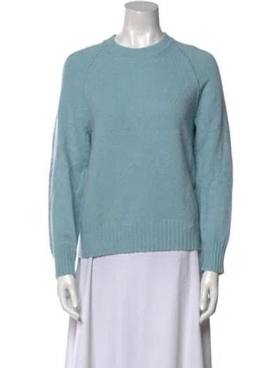 Pre-owned James Perse Crew Neck Sweater In Blue