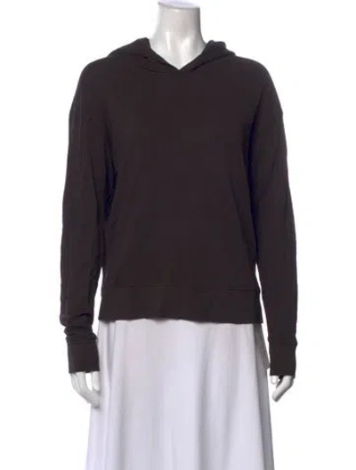 Pre-owned James Perse Crew Neck Sweater In Brown