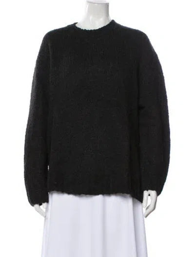 Pre-owned James Perse Crew Neck Sweater In Gray