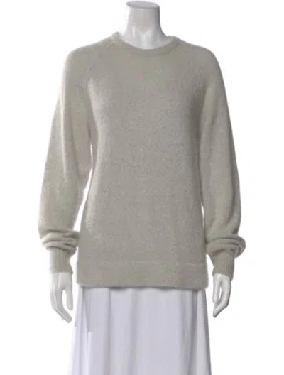 Pre-owned James Perse Crew Neck Sweater In Gray