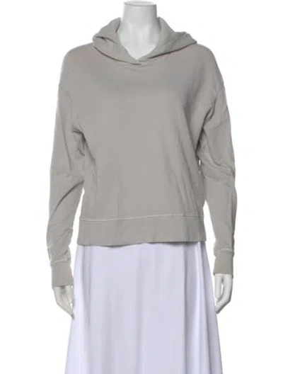 Pre-owned James Perse Crew Neck Sweater In Gray