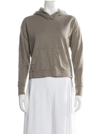 Pre-owned James Perse Crew Neck Sweater In Gray