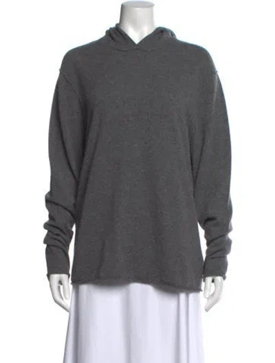 Pre-owned James Perse Crew Neck Sweater In Gray