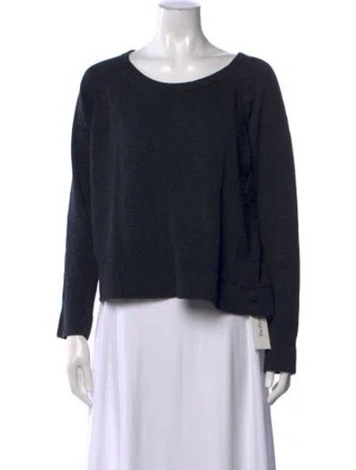 Pre-owned James Perse Crew Neck Sweater In Gray