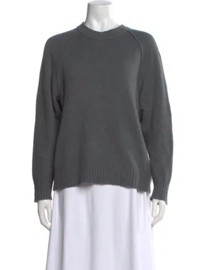 Pre-owned James Perse Crew Neck Sweater In Grey