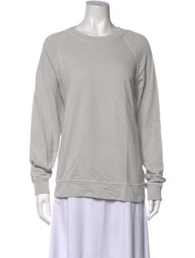 Pre-owned James Perse Crew Neck Sweater In Grey