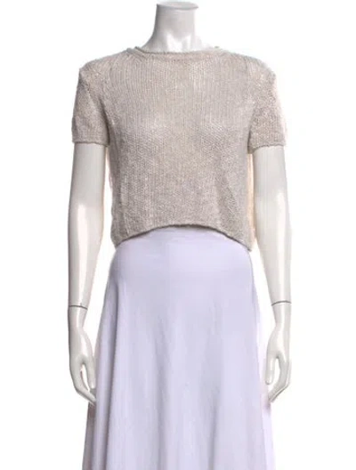 Pre-owned James Perse Crew Neck Sweater In Multicolor