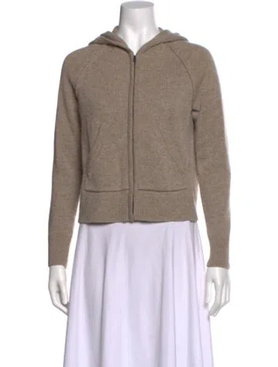 Pre-owned James Perse Crew Neck Sweater In Neutral