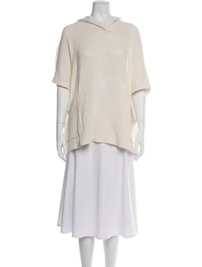 Pre-owned James Perse Crew Neck Sweater In Neutral