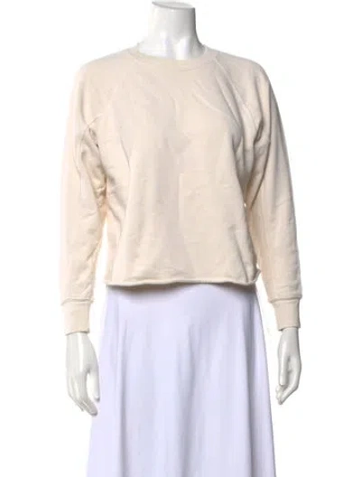 Pre-owned James Perse Crew Neck Sweater In Neutral