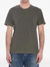 James Perse Cotton T-shirt In 绿色